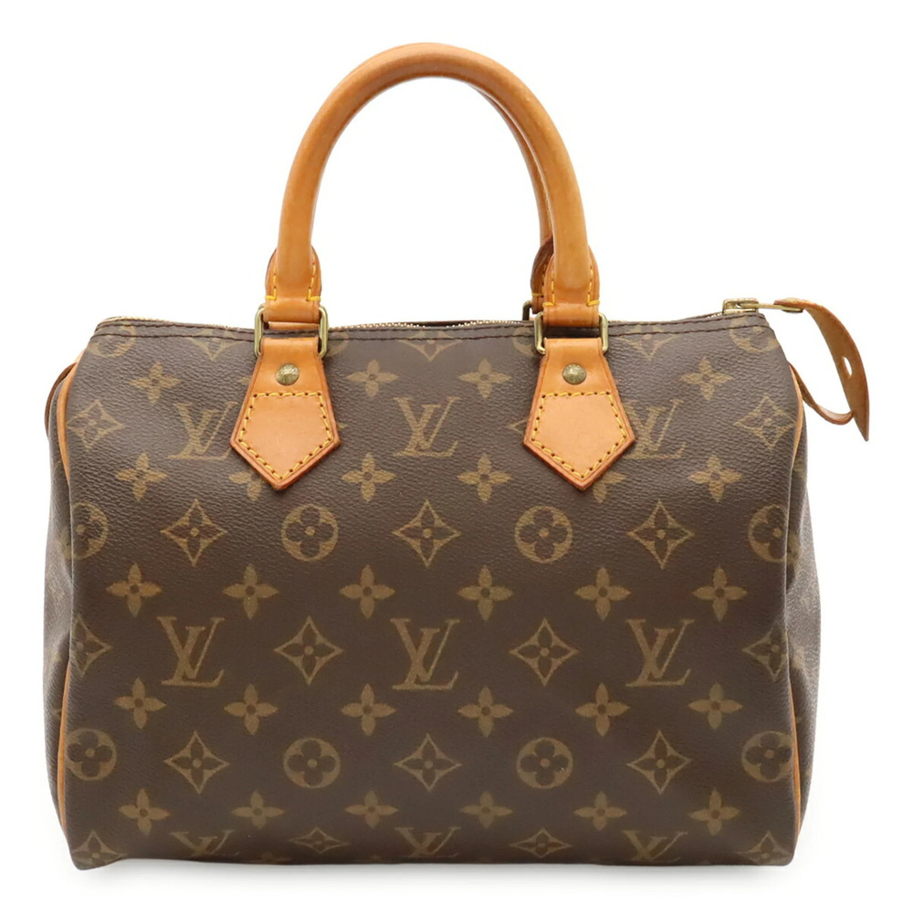 LOUIS VUITTON Brown Monogram Speedy 25 Bag
